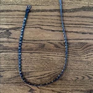 Jcrew size medium black studded belt